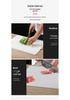 Thickened PE Plastic Cutting Board with Hook for Fruit, Vegetables, and Baby Food.