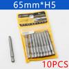 7/10Pcs Ball End Hex Screwdriver Bit 1/4'' Hex Shank 65mm Magnetic Wrench Socket H8/H6/H5/H4/H3/H2.5/H2
