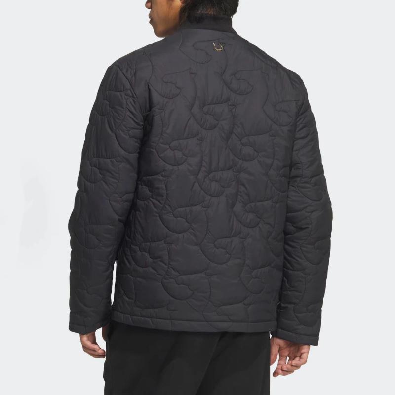 adidas Originals CNY Year Of The Horse Quilted Full Zip Baseball Collar Padded Jacket Men Core Black KS0408