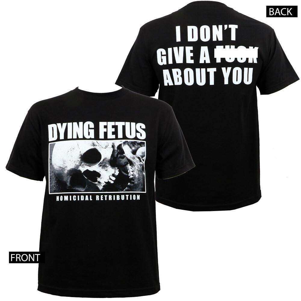 DYING FETUS Homicidal Retribution Logo T-Shirt S NEW Unisex T-Shirt L