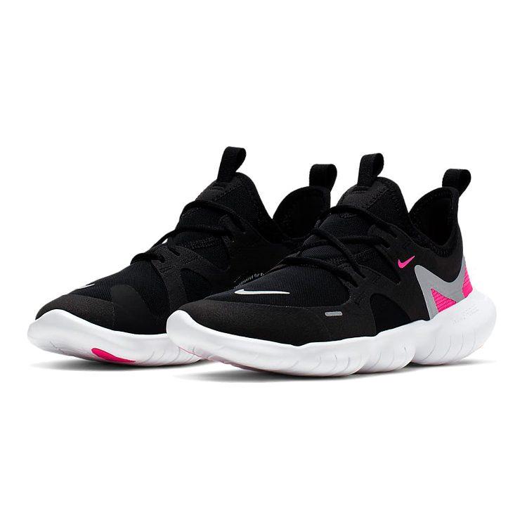 Nike Free RN 5 Black Pink GS AR4143-002