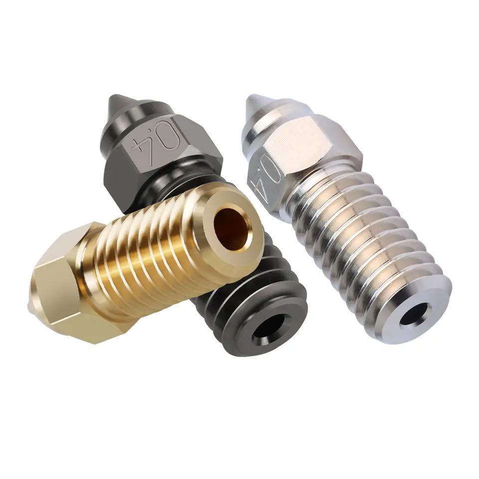Nozzle For ELEGOO Neptune 4 Nozzle For Elegoo Neptune 4 Pro Nozzles Brass Stainless Steel Hardened 0.2 0.4 0.6 0.8 1.0mm