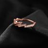 THE BLING KING Open Lightning Ring Iced Out Cubic Zirconia Creative Ladies Party Jewelry HipHop Trendy Ring Punk Jewelry