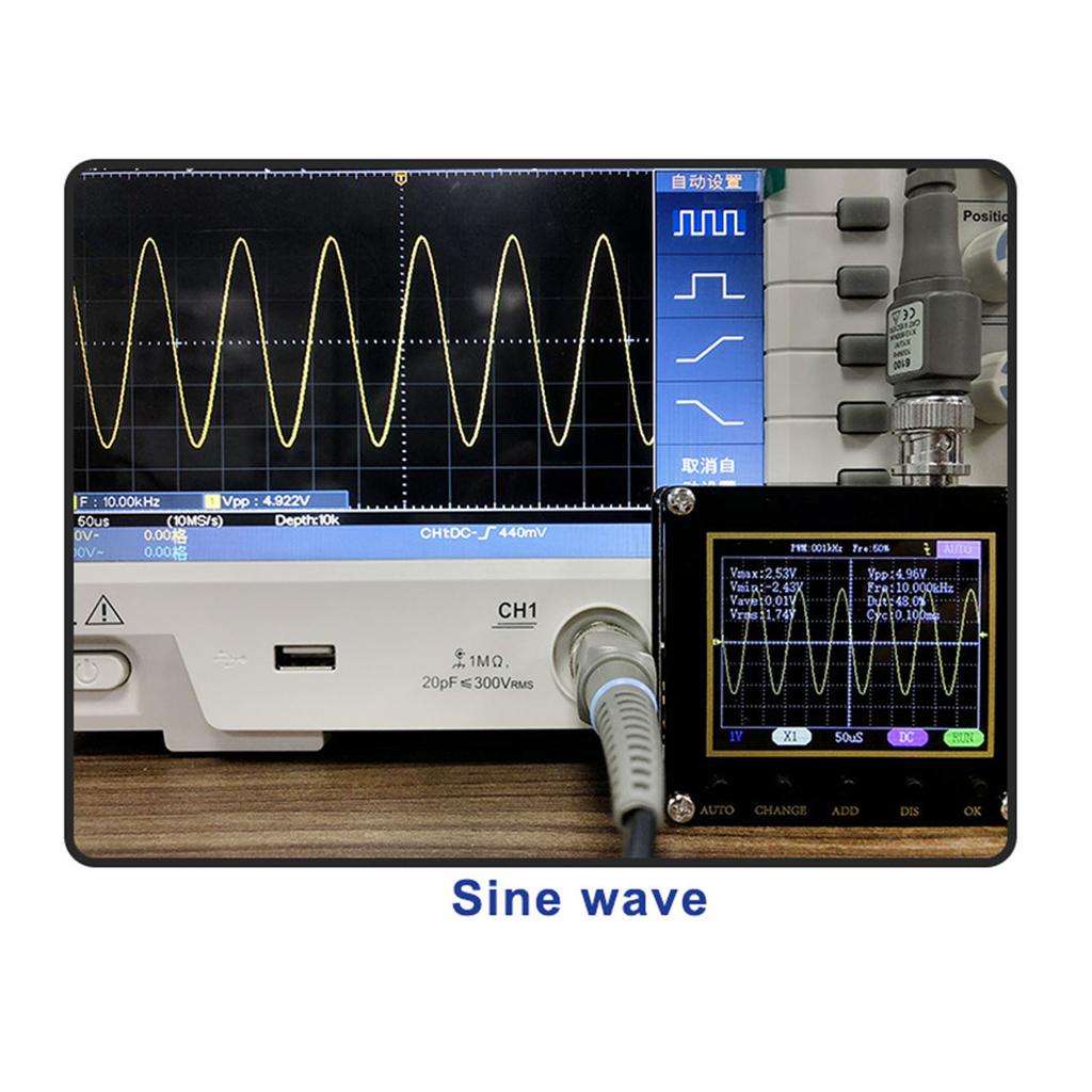 Digital Oscilloscope Signal Waveform Transistors 2.4in Display Handheld Oscilloscope