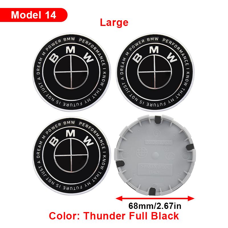 4Pcs 56mm 68mm Car Hub Cap Wheel Center Cap Emblem Badge Accessories For BMW G08 F15 F16 G20 E34 F94 F95 G30 G11 E46 F30 F40 F10