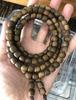 Brunei Soft Silk Agarwood 108-Bead Prayer Bracelet: Natural Oil Line Buddhist Beads for Men and Women