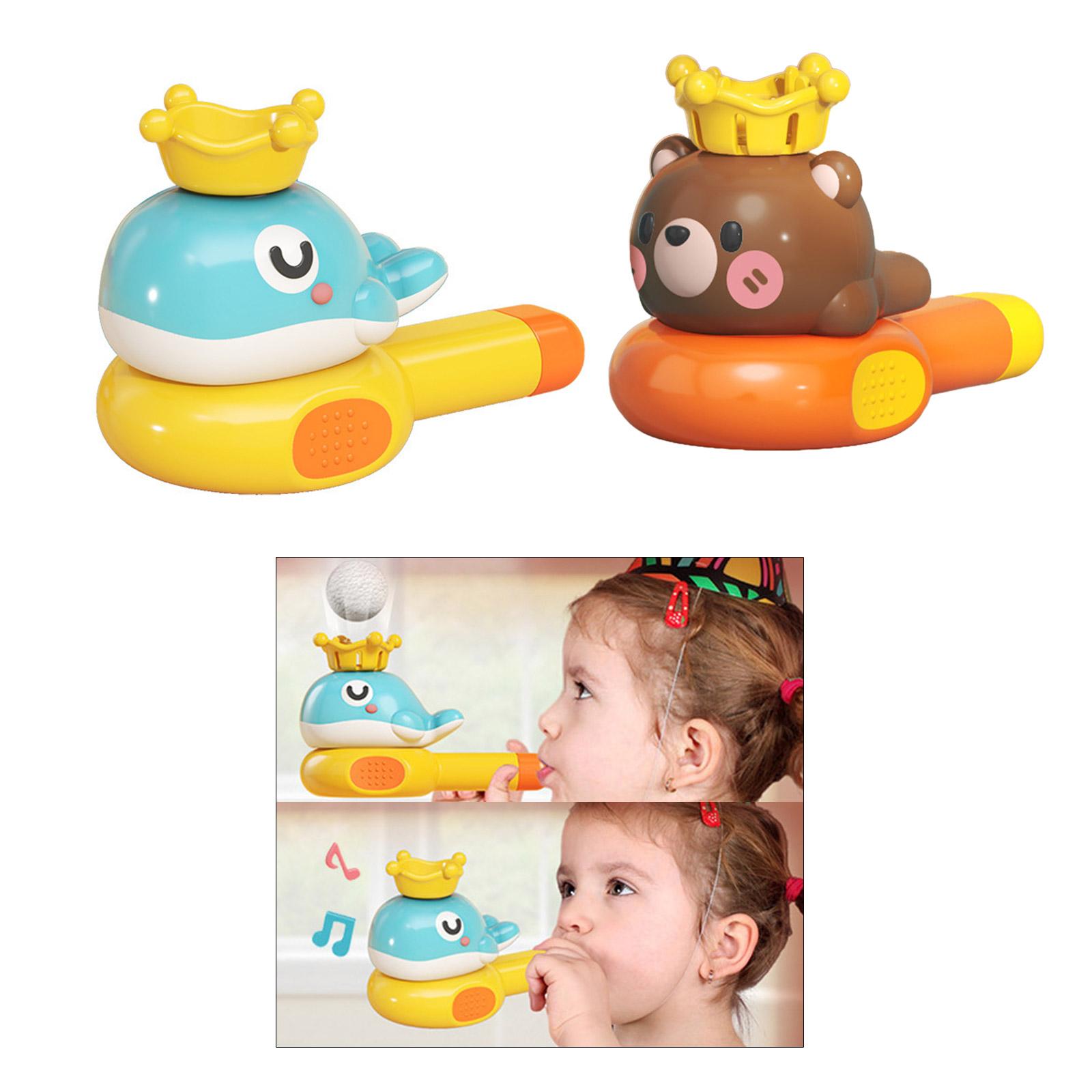 

Интерактивная игрушка-мяч для детей, музыкальный инструмент, труба, плавающий мяч, контролирующий дыхание, развивающий подарок для малышей