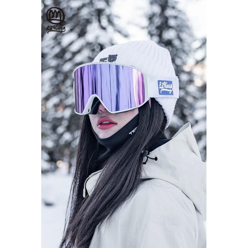 TERRO Ski Goggles Magnetic Frameless Anti-Fog Large Vision Men Women