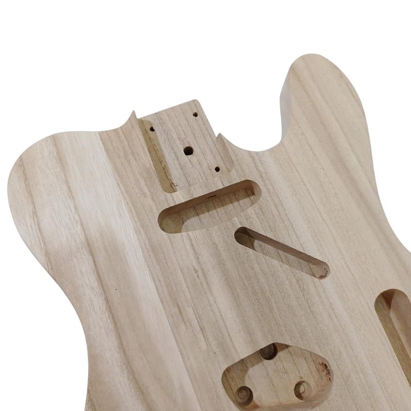 Unfertiger Gitarrenkörper Poliertes Holzart, DIY, T-Stil Gitarrenzubehör