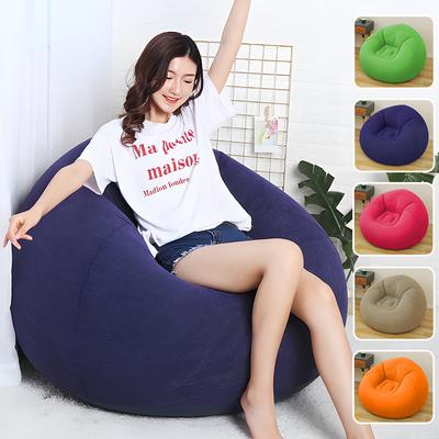 Stora Lazy Uppblåsbara Soffstolar PVC Solstol Sitt Bean Bag Soffor Puff Puff Soffa Tatami Living Room Supply