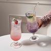 Instagram-berühmter Glasbecher, Transparenter Glas-Wasserbecher, Saftglas, Ästhetisch ansprechend, Cocktailglas, Geschenk
