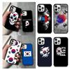 South Korea Flag Phone Case For iPhone 17 Air 13 12 14 15 16 Cover For Apple 14 15 16 Pro Max 6S Plus Coque