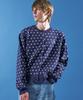 Moonsun M.C Dot Dot Knit Cardigan / Navy
