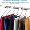 Anti Slip Pants Hanger Open Pants And Jeans Hanger Space Saving Clothes Hanger Durable And Sturdy Metal Pants Hanger Cloth Hook