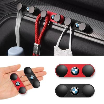 1pcs Car Sticky Hook USB Cable Double-Hook Organizer For Bmw 3 2 5 Series E90 F10 E60 X3 F25 E46 F30 X5 E53 E91 M M2 M3 M5