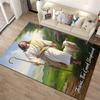 Jesus and Sheep Printed Non-slip Carpet, Suitable for Use On Living Room and Bedroom Sofas