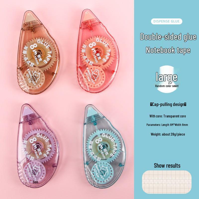 Student Handmade Point-Shaped Double-Sided High Viscosity Correction Tape for DIY Journals