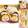 Long Plush Bumblebee Pig Pillow Soft Toy Adorable Cuddly Gift Perfect For Birthdays