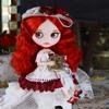 ICY DBS Blyth Doll Kloubové tělo 30CM BJD Hračka Bílá Lesklá tvář a Matná tvář s Extra rukama AB a Panel 1/6 DIY Módní panenka