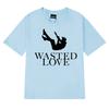 Austria Eurovision Song Contest 2025 JJ T Shirt Unisex Wasted Love Printed Short Sleeve T-shirts Men Women 100% Cotton Clothing