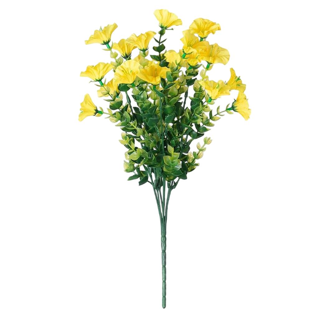 7-Head 3-Mesh Artificial Flowers/Plastic Plants, Suitable For Outdoor Decoration, Weddings, Family Gardens, Terraces, And Porch Decoration.