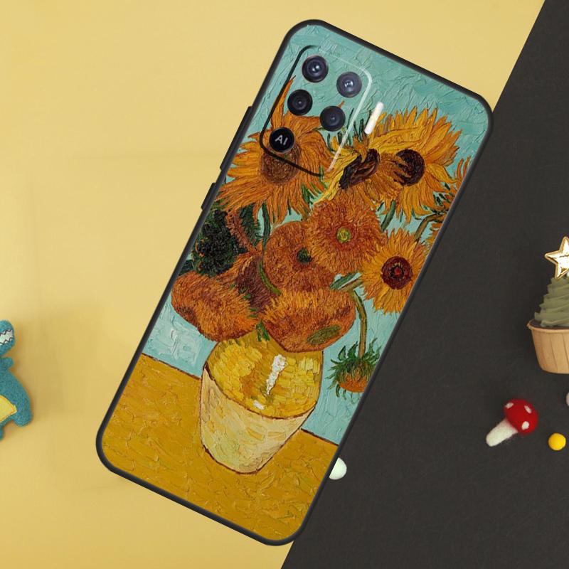 Van Gogh Art Oil Painting For OPPO A79 A58 A78 A98 A53S A57S A54S A74 A94 A17 A77 A5 A9 A96 A76 A16 A52 A72 A15 Case