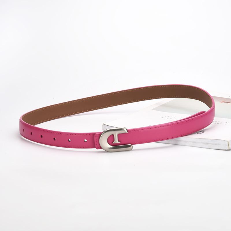 

Belt for Women s Fashionable and Versatile Genuine Leather Korean Style Pants Dress for Women s High-end Decoration 105cm