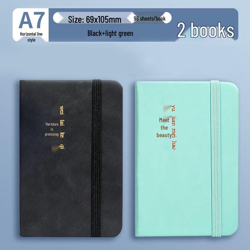 A7 Mini Pocket-Sized Notebook: Portable, Simple, and Perfect for Students