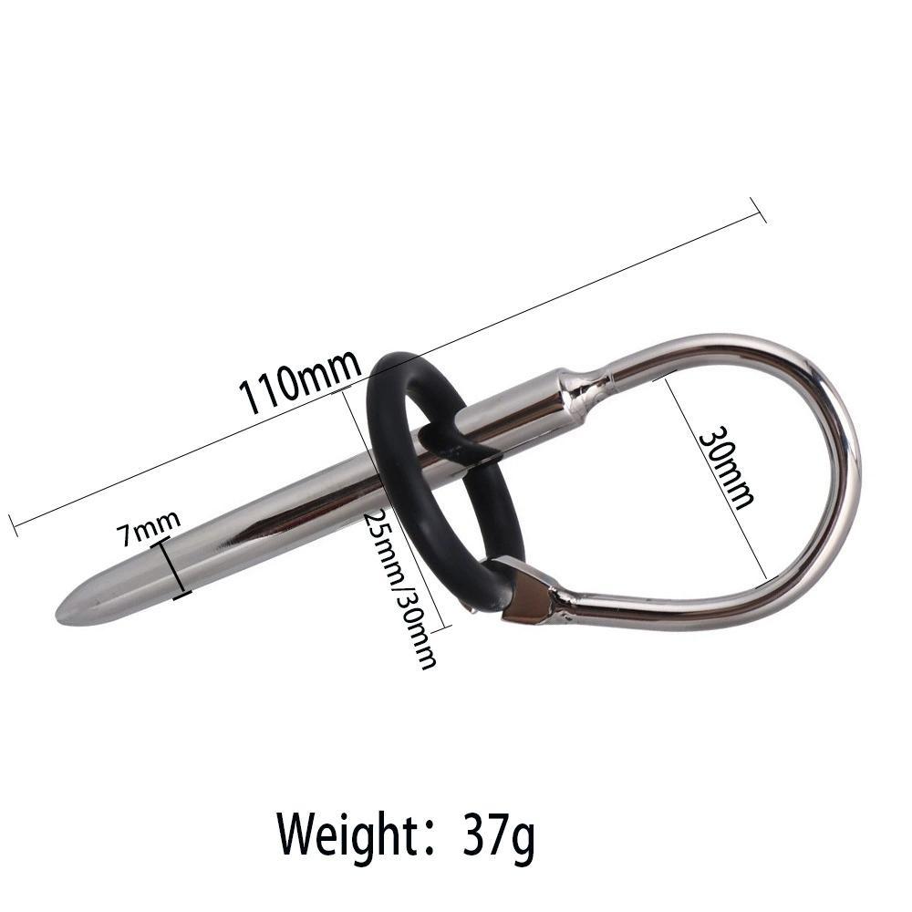 Stainless Steel Penis Plug Cock Ring Sounding Rod Chastity Urethral Dilator Sex Toys For Men Penis Insert Uretral Stimulator