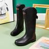 Women's Rainboots Classic British Commuter Water Boots High Rubber Non-slip Shoes Rain Boots Women