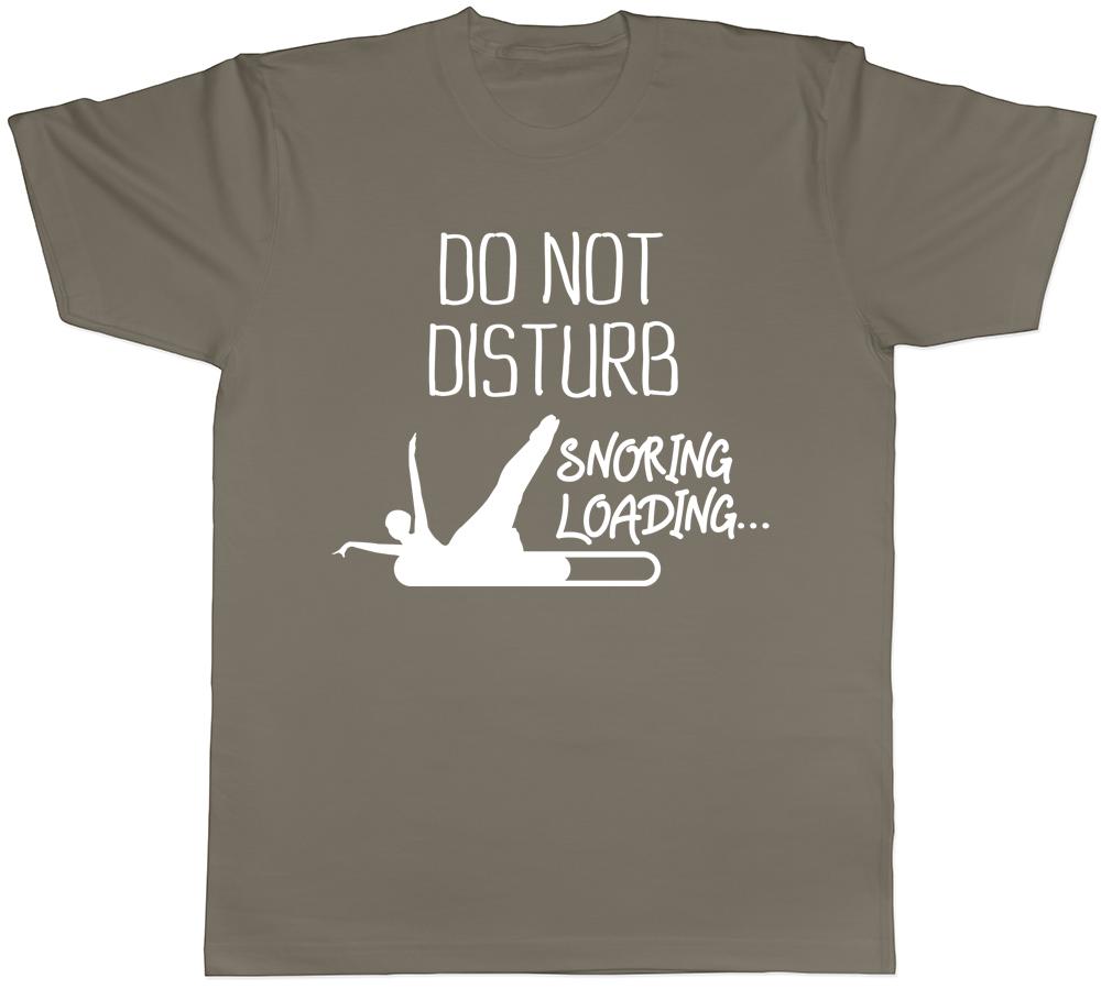 Do Not Disturb Snoring Loading Unisexs Unisexs Ladies Unisex Funny Fitted TShirt