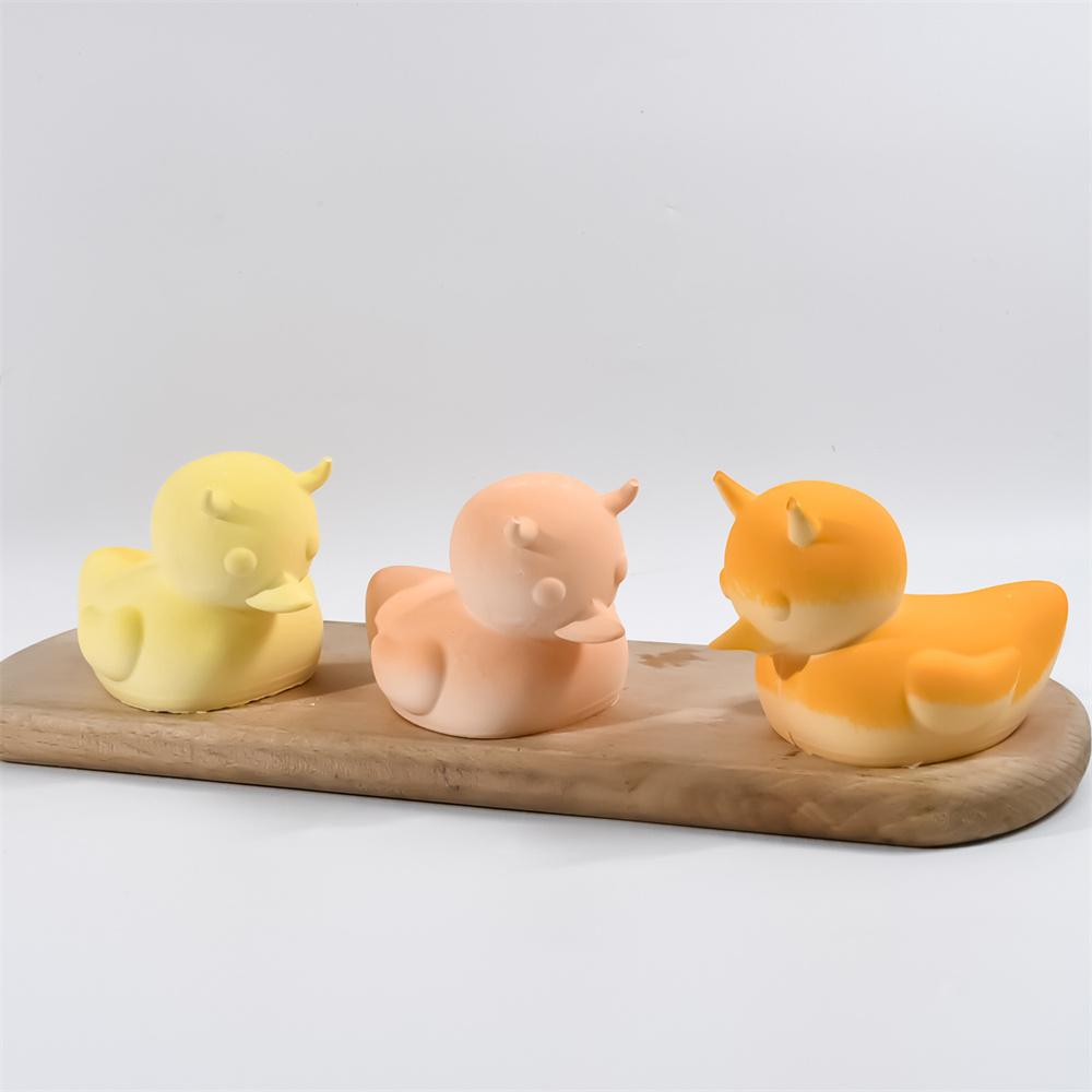 3D Kuhhorn Ente Silikon Kerzenform Gipsherstellung Tierharzform Backzubehör DIY Aromatherapie Seife Kerzenformen