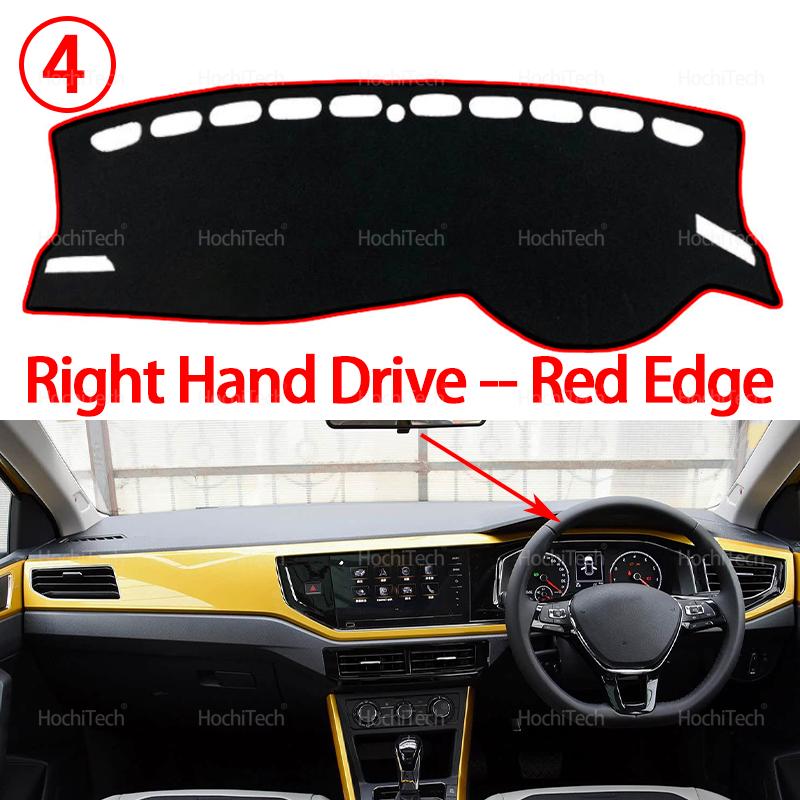 Dashboard Cover for Volkswagen VW Polo BZ AW AW1 MK6 - Dashboard Cover Dash Board Mat Carpet Pad Sunshade Cape Cushion