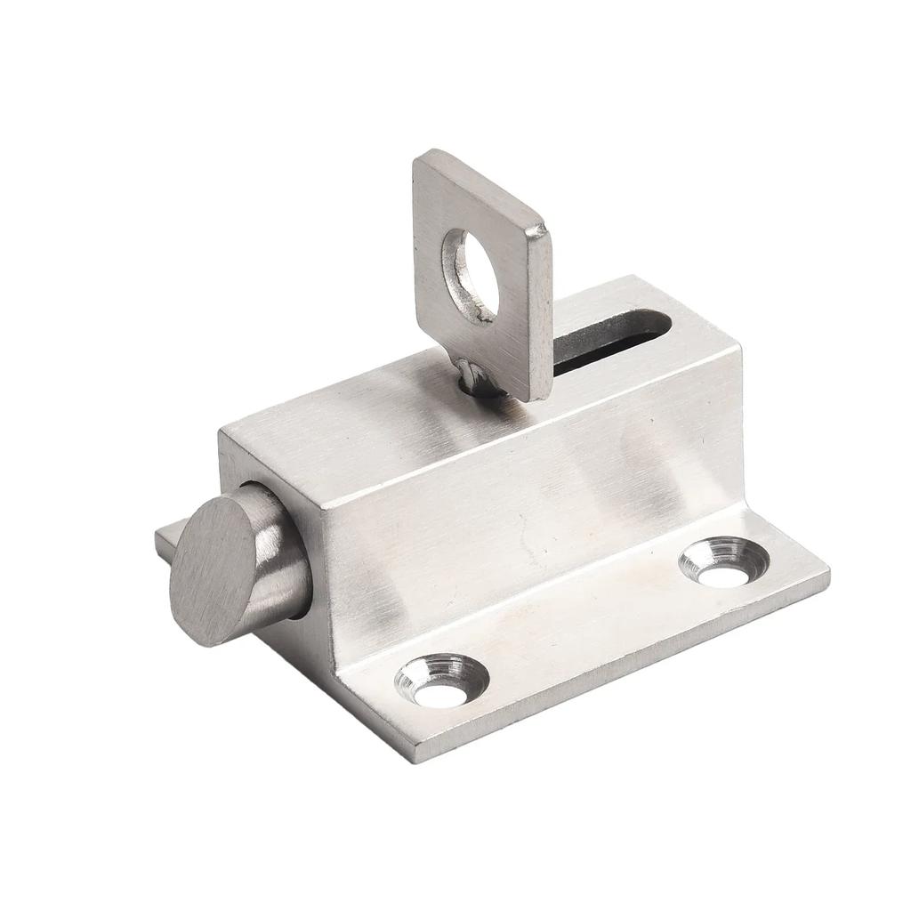 Șurub cu închidere automată pentru ușă cu arc, zăvor din oțel inoxidabil, blocare antifurt, zăvor automat pentru fereastră, blocare de securitate