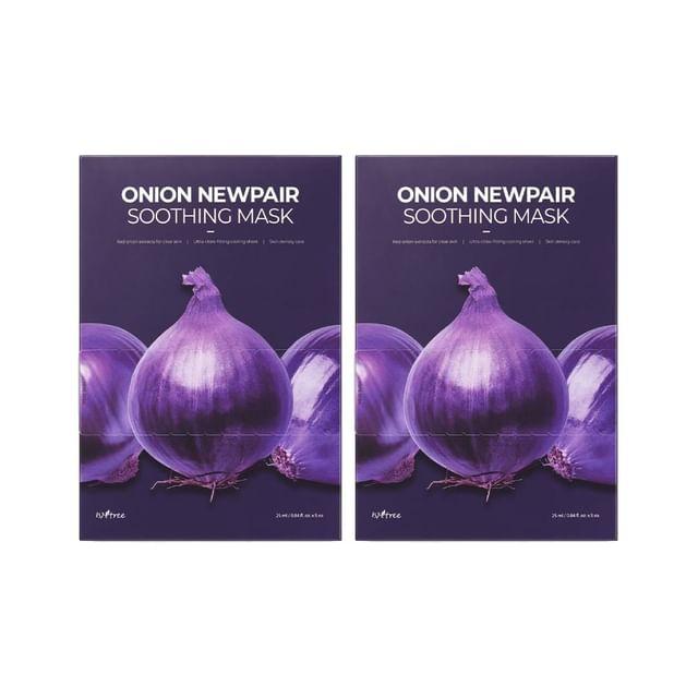 ISNTREE Набор успокаивающих масок Onion Newpair 2 pcs