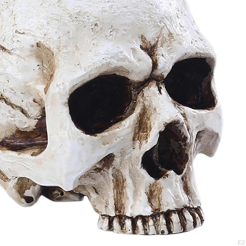 Crying Skull Taper Candle Holder Pillar Candles Candlesticks Cabinet Home Party Skeleton Statue