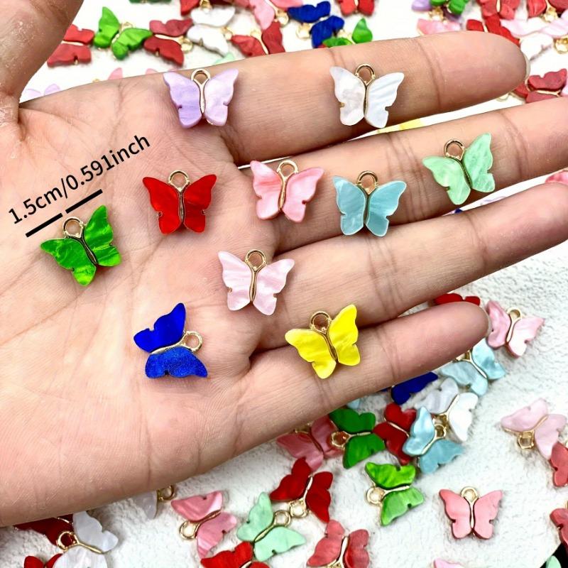 

Акриловий Метелик Квітка Сплав Кольоровий Підвіска Сережки Намисто Аксесуари 5pcs жовтий