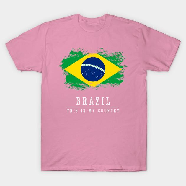 Brazil Man T Shirt Clothes Girls Ulzzang Casual Tshirt Harajuku Ulzzang Kawaii 90S T Shirt