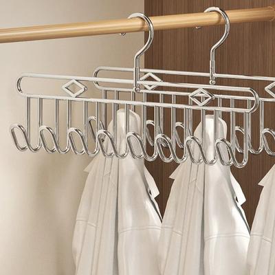 Rotatable Multi Hook Hangers Stainless Steel Underwear Hooks Durable Bra Hanger  for Belt