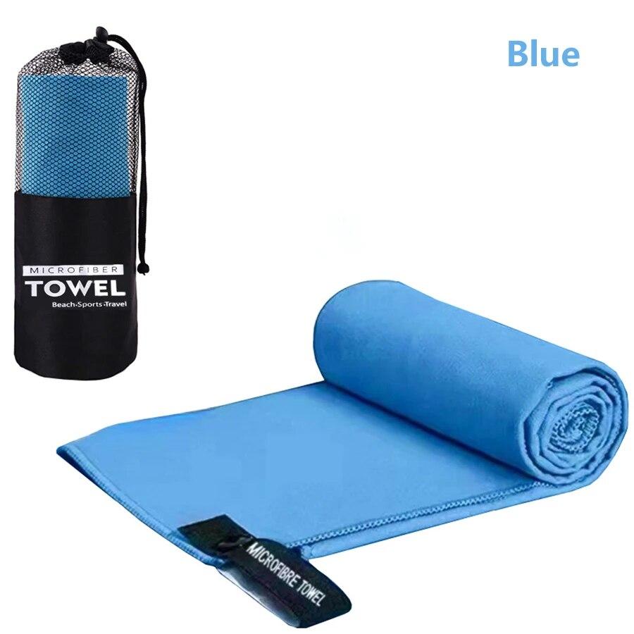

Quick-Dry Sports Towel 40X80/76X152CM Microfiber Running Yoga Gym Fitness Basketball Outdoor Camping Hiking Beach Towels 40X80CM синій