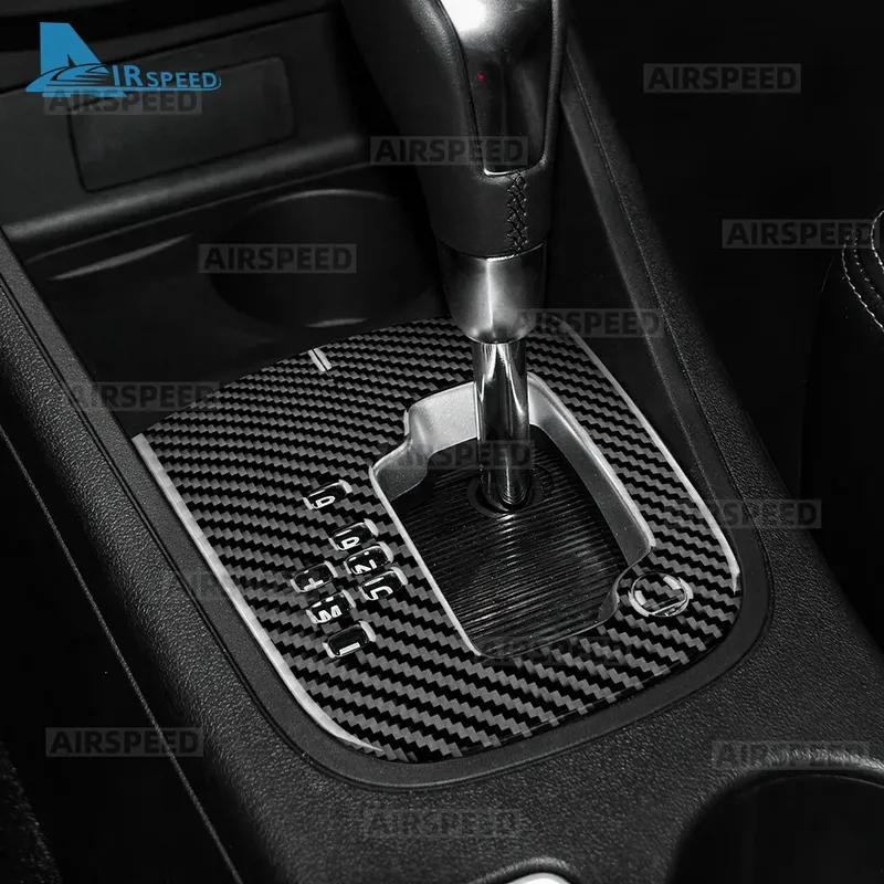 Real Soft Carbon Fiber Trim Sticker LHD For Renault Fluence 2009 2010 2011 2012 2013 2014  Automatic Car Gear Shift Panel Panel