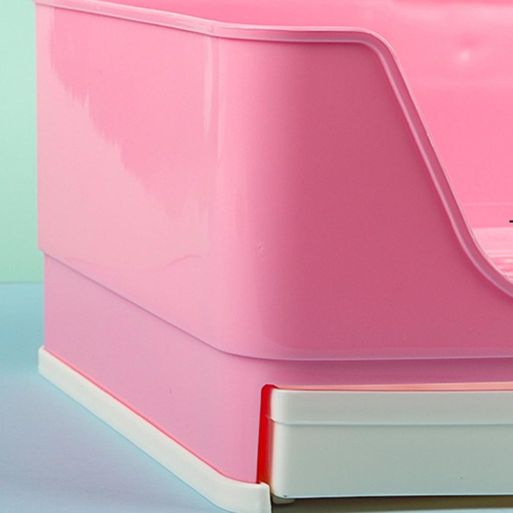 Neue Beste Große Premium Kaninchen-Katzentoilette - Überlegenes Geräumiges und Robustes Design - Hochwertige Feste Schublade - Ideale Gitter-Toilette für