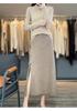 Women's Warm Embroidered High Neck Knit Wool Sweater - Semi-Thin Pullover for Autumn/Winter