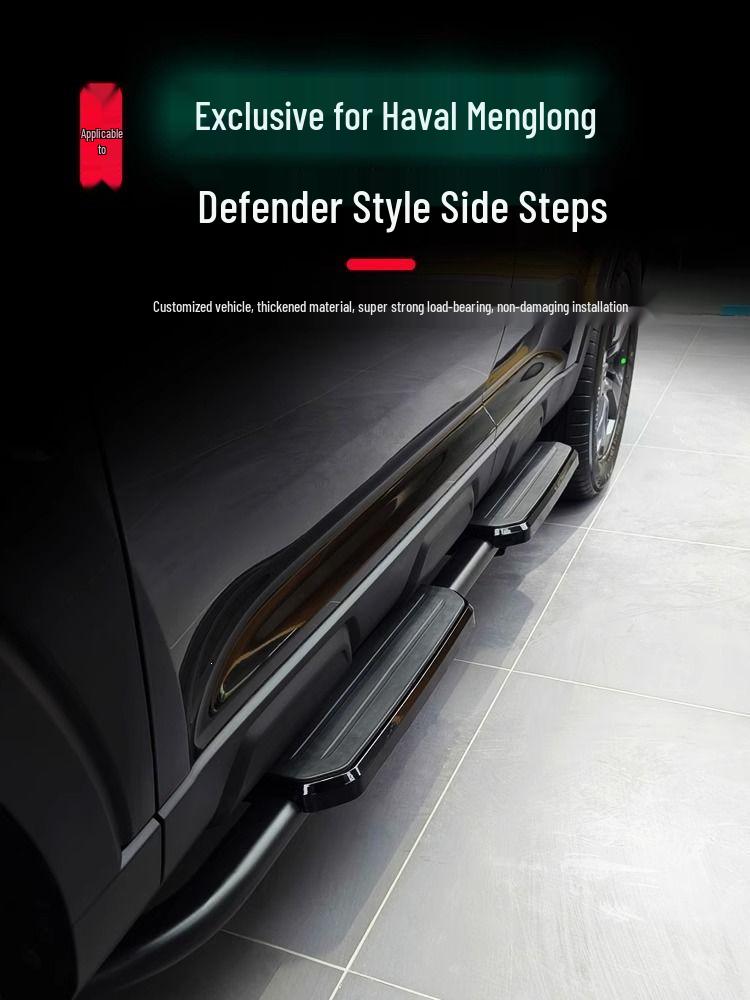 Haval Menglong Guardian Model Black Warrior Enhanced Side Steps