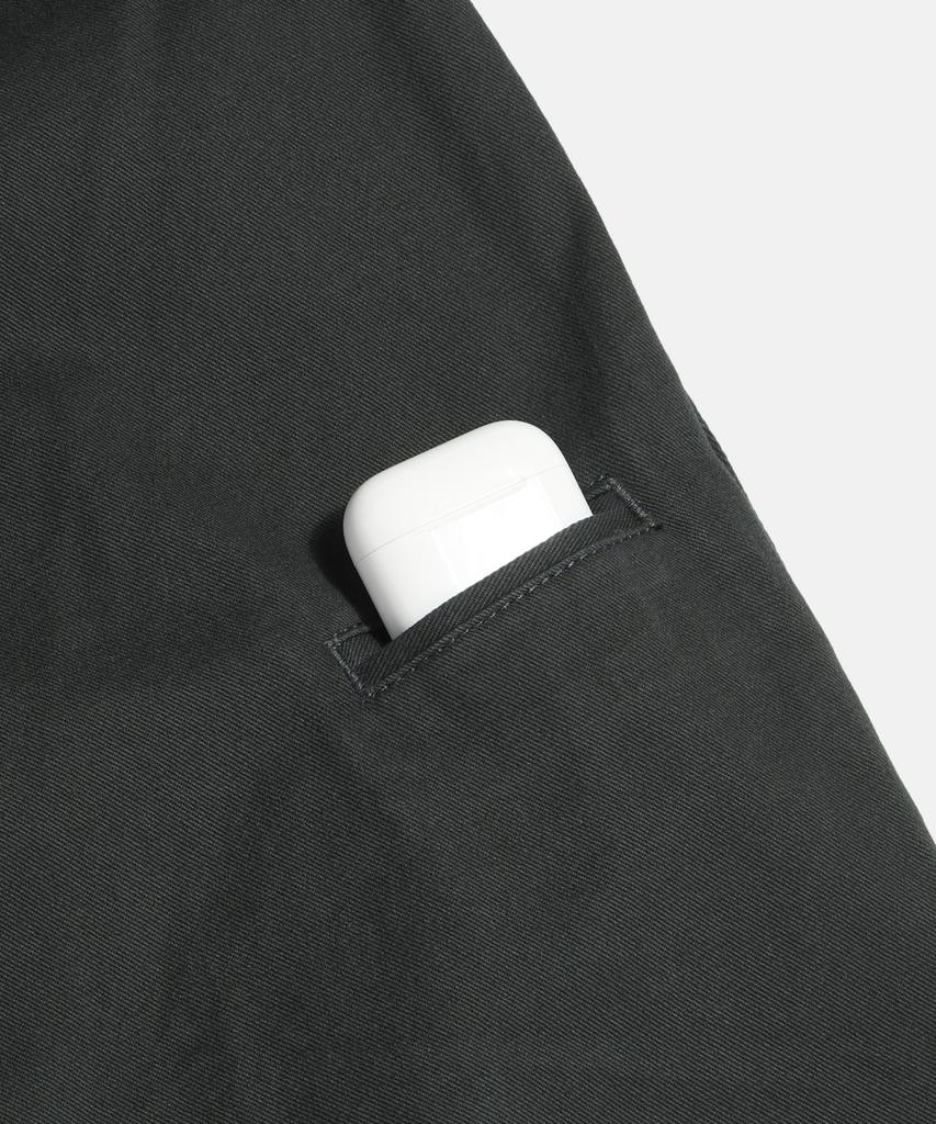 ESPIONAGE Wide Officer Pants Ink Black