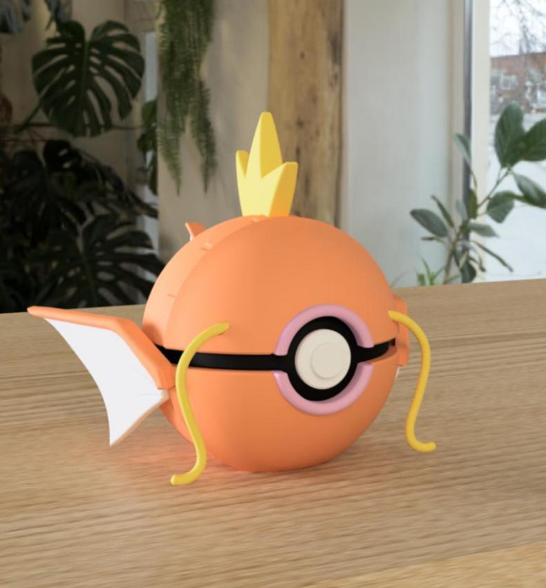 Poké Ball Pokemon Form Sphere Figures Model Statue Desktop Ornament 3d Printed Model Trendy Toy Surprise Gift Collectible