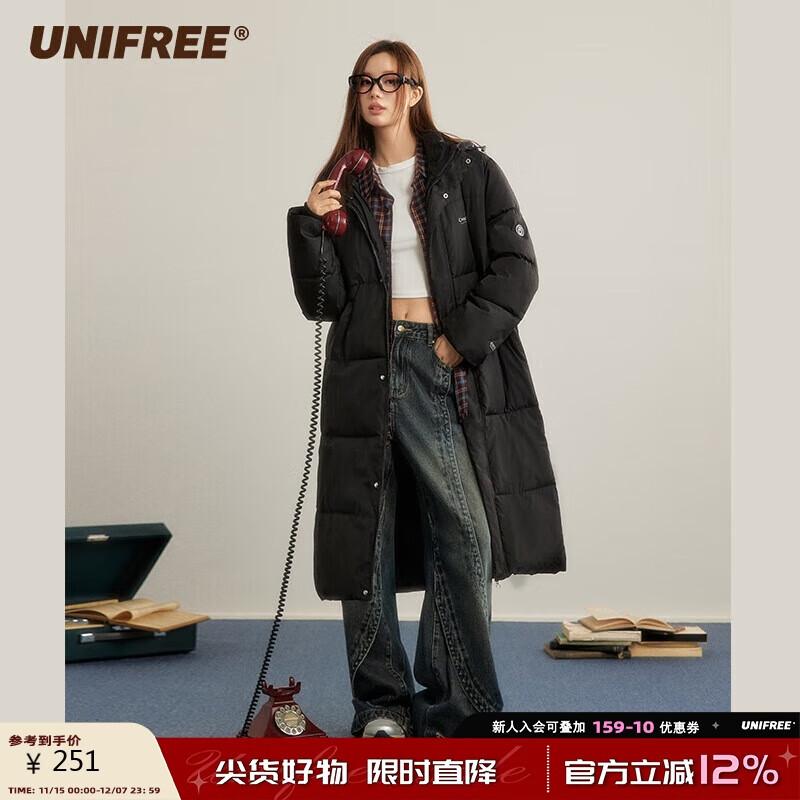 UNIFREE Couple's Winter Hooded Puffer Jacket