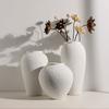 Vază Ceramică Texturată Rustic cu Smalț Mat Ornament Decor High-End Realizat Manual pentru Sufragerie Aranjamente Florale Mobilier TV