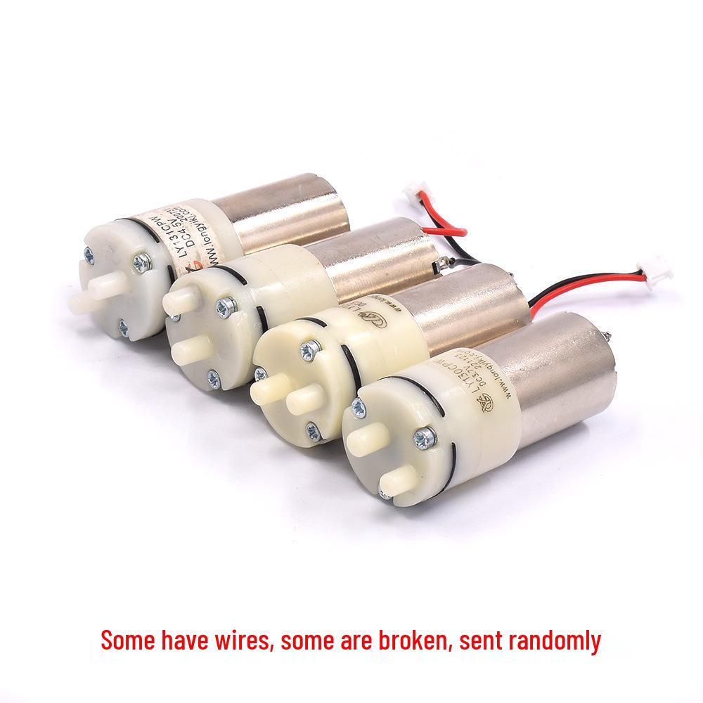 130 Round DC Water Pump: 3V-5V Mini Self-Priming Diaphragm Pump for Laboratory Use