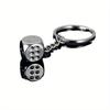 Lucky Dice Key Chain Personalized Zinc Alloy Keychain Accessories Creative Metal Key Cord Car Key Ring Gifts